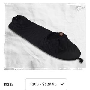 Seals Black Kayak Cockpit Cover